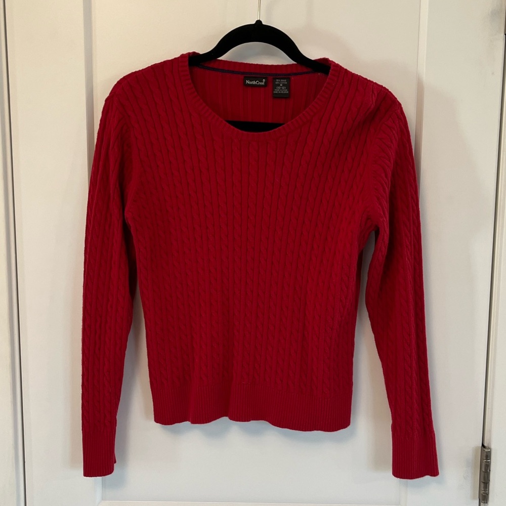 Northcrest Cableknit Crewneck Sweater